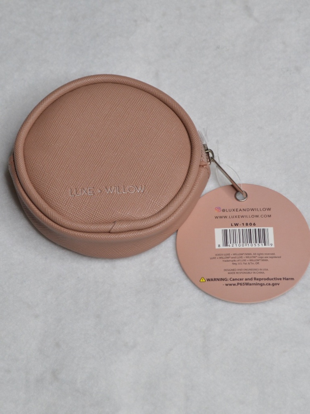 Luxe & Willow Travel Zipper Pouch Pill Organizer 7 Day - Daily - Travel - Picture 2 of 2